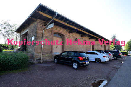 Edesheim Eisenbahn - Bahnhof Edesheim - Bahnschuppen Güterabfertigung
