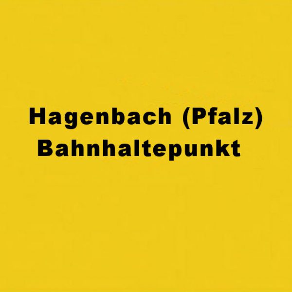 Hagenbach (Pfalz) Bahnhaltepunkt