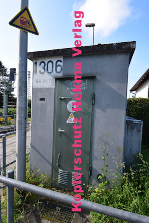 Hagenbach Eisenbahn - Hagenbach Bahnübergang Rheinstraße/Bahnhofstraße - 1306 Bü Hagenbach II 54,278