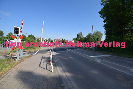 Hagenbach Eisenbahn - Hagenbach Bahnübergang Rheinstraße/Bahnhofstraße - 1306 Bü Hagenbach II 54,278