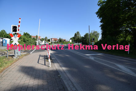 Hagenbach Eisenbahn - Hagenbach Bahnübergang Rheinstraße/Bahnhofstraße - 1306 Bü Hagenbach II 54,278