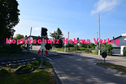 Hagenbach Eisenbahn - Hagenbach Bahnübergang Rheinstraße/Bahnhofstraße - 1306 Bü Hagenbach II 54,278