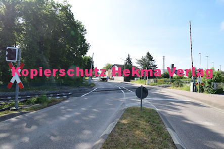 Hagenbach Eisenbahn - Hagenbach Bahnübergang Rheinstraße/Bahnhofstraße - 1306 Bü Hagenbach II 54,278