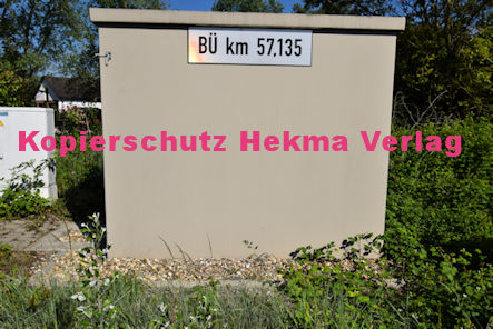 Neuburg am Rhein Eisenbahn - Neuburg Bahnübergang - Bü km 57,135 Neuburg 2 - Waldstraße