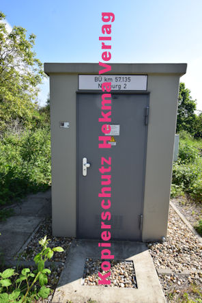 Neuburg am Rhein Eisenbahn - Neuburg Bahnübergang - Bü km 57,135 Neuburg 2 - Waldstraße