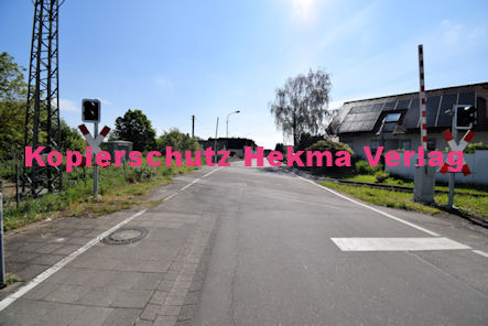 Neuburg am Rhein Eisenbahn - Neuburg Bahnübergang - Bü km 57,135 Neuburg 2 - Waldstraße