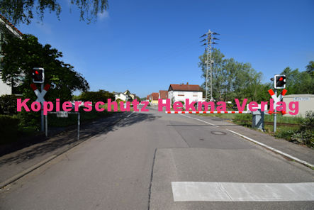 Neuburg am Rhein Eisenbahn - Neuburg Bahnübergang - Bü km 57,135 Neuburg 2 - Waldstraße