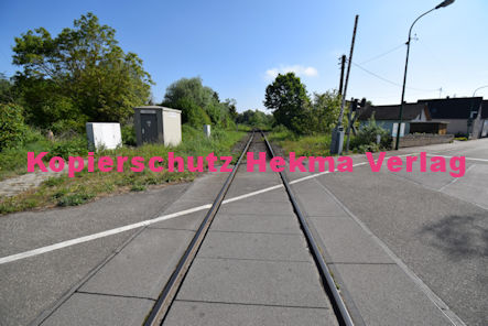 Neuburg am Rhein Eisenbahn - Neuburg Bahnübergang - Bü km 57,135 Neuburg 2 - Waldstraße