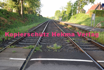 Insheim (Pfalz) - Eisenbahn - Insheim Bahnübergang 1074 km 23,839 Bü 23,8 - Bahnhofstraße