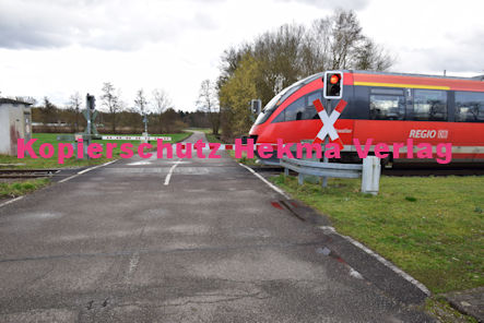 Kapsweyer (Pfalz) Eisenbahn - Kapsweyer - Bahnübergang 1120 Bü 39,8 - Bahnhofstraße