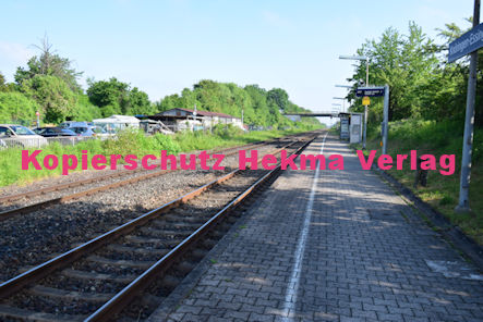 Knöringen-Essingen Eisenbahn - Bahnhof - Bahnhofsgelände