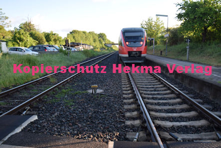 Knöringen-Essingen Eisenbahn - Bahnhof - Bahnsteig