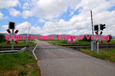 Maikammer Eisenbahn - Maikammer Bahnübergang BÜ 6,9 - Edenkobener Weg
