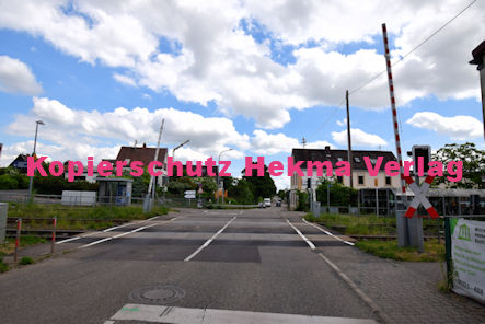Maikammer/Kirrweiler - Eisenbahn - Bahnübergang Bü 5,8 - Hauptstraße