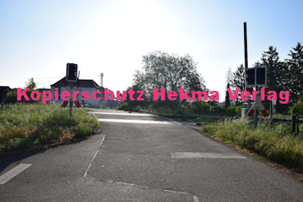 Maikammer/Kirrweiler - Eisenbahn - Bahnübergang Bü 6,0 - Bordmühlweg