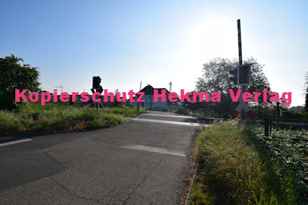 Maikammer/Kirrweiler - Eisenbahn - Bahnübergang Bü 6,0 - Bordmühlweg