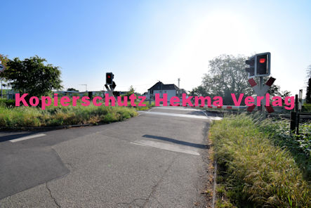 Maikammer/Kirrweiler - Eisenbahn - Bahnübergang Bü 6,0 - Bordmühlweg