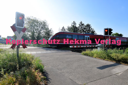 Maikammer/Kirrweiler - Eisenbahn - Bahnübergang Bü 6,0 - Bordmühlweg