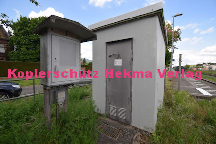 Maikammer/Kirrweiler - Eisenbahn - Bahnübergang Bü 6,0 - Bordmühlweg