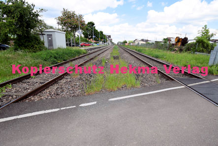Maikammer/Kirrweiler - Eisenbahn - Bahnübergang Bü 6,0 - Bordmühlweg