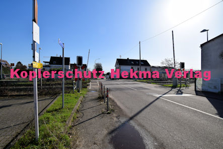 Maikammer/Kirrweiler - Eisenbahn - Bahnübergang Bü 5,8 Hauptstraße