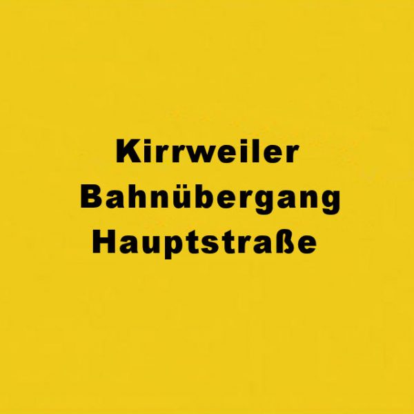 Maikammer-Kirrweiler Bahnübergang Hauptstraße