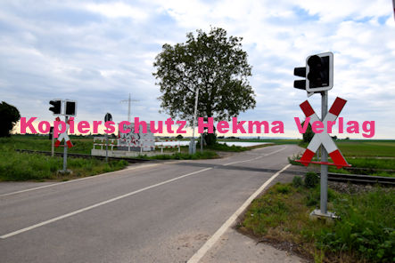 Minderslachen-Winden - Eisenbahn - Minderslachen-Winden Bahnübergang Bü 4,458 - Feldweg