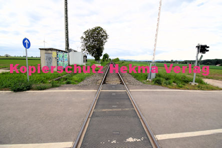 Minderslachen-Winden - Eisenbahn - Minderslachen-Winden Bahnübergang Bü 4,458 - Feldweg