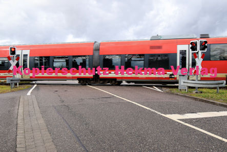 Schaidt (Pfalz) Eisenbahn - Schaidt Bahnübergang Bü Schaidt km 37,152 Hauptstraße/L546