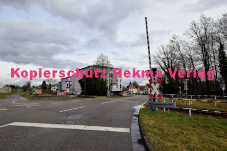Schaidt (Pfalz) Eisenbahn - Schaidt Bahnübergang Bü Schaidt km 37,152 Hauptstraße/L546