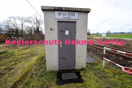 Schaidt (Pfalz) Eisenbahn - Schaidt Bahnübergang Bü Schaidt km 37,152 - Hauptstraße/L546