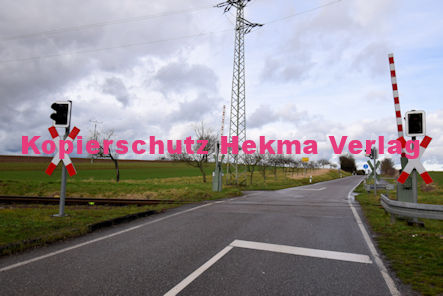 Schaidt (Pfalz) Eisenbahn - Schaidt Bahnübergang - Vollmersweilerer Straße