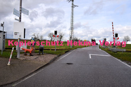 Schaidt (Pfalz) Eisenbahn - Schaidt Bahnübergang - Vollmersweilerer Straße