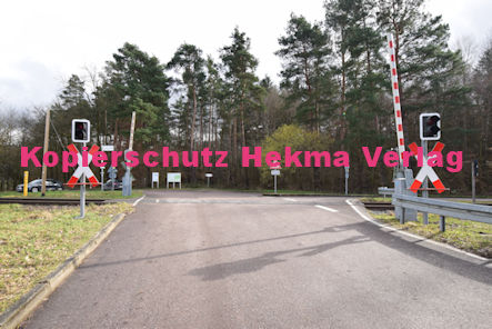 Schweighofen (Pfalz) Eisenbahn - Schweighofen Bahnübergang - Bü Schweighofen km 43,060