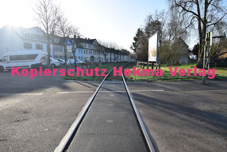 Speyer Eisenbahn - Bahnübergang Speyer - Bü km 2,694 Hafen 210h - Eselsdamm