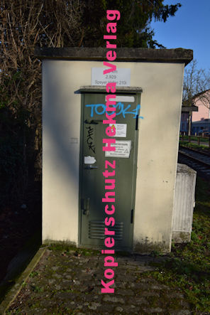 Speyer Eisenbahn - Bahnübergang Speyer - Bü km 2,929 Hafen - Hafenstraße