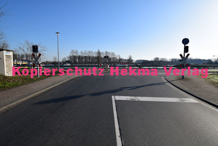 Speyer Eisenbahn - Bahnübergang Speyer - Heinkelstraße