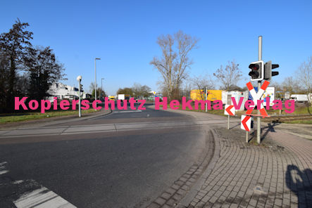 Speyer Eisenbahn - Bahnübergang Speyer - Heinkelstraße