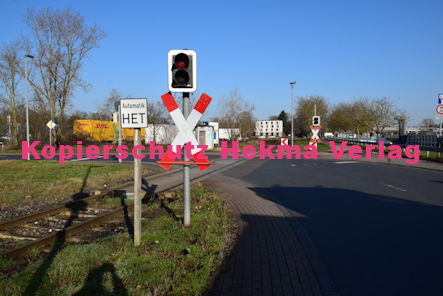 Speyer Eisenbahn - Bahnübergang Speyer - Heinkelstraße