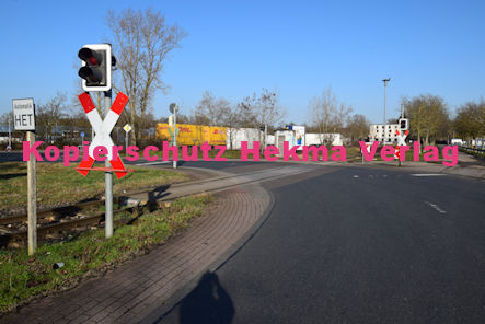 Speyer Eisenbahn - Bahnübergang Speyer - Heinkelstraße
