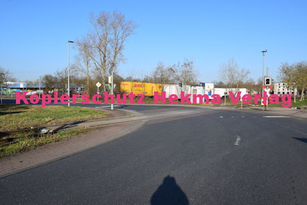 Speyer Eisenbahn - Bahnübergang Speyer - Heinkelstraße