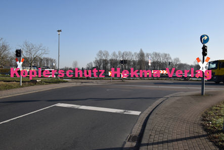 Speyer Eisenbahn - Bahnübergang Speyer - Heinkelstraße