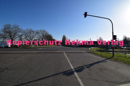 Speyer Eisenbahn - Bahnübergang Speyer - Joachim-Becher-Straße