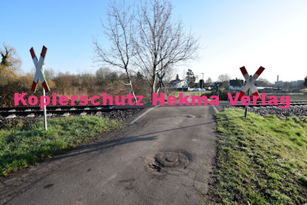 Speyer Eisenbahn - Bahnübergang Speyer - Mäuseweg