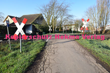 Speyer Eisenbahn - Bahnübergang Speyer - Mäuseweg
