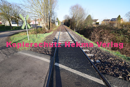 Speyer Eisenbahn - Bahnübergang Speyer - Mäuseweg