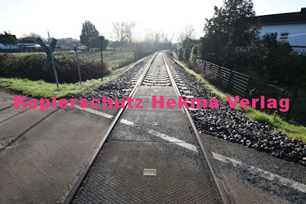 Speyer Eisenbahn - Bahnübergang Speyer - Mäuseweg