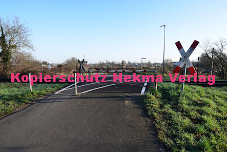 Speyer Eisenbahn - Bahnübergang Speyer - Tullastraße