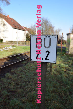 Speyer Eisenbahn - Bahnübergang Speyer - Bü km 2,259 - Ziegelofenweg