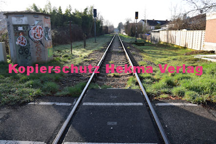 Speyer Eisenbahn - Bahnübergang Speyer - Bü km 2,259 - Ziegelofenweg